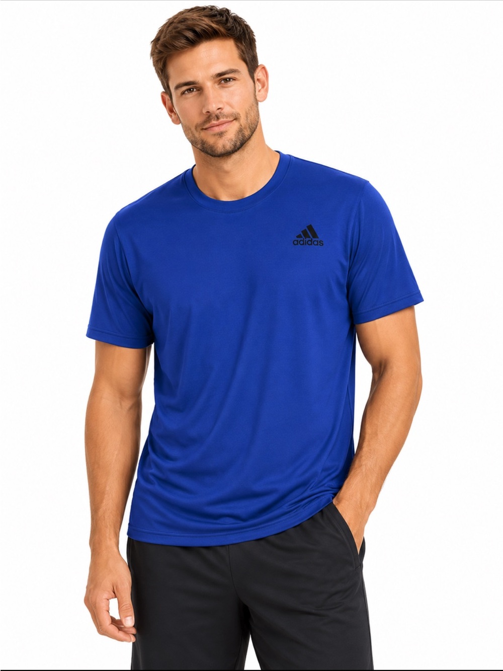 Adidas Freelift Climalite Blue Performance Workout Tee Men’s M